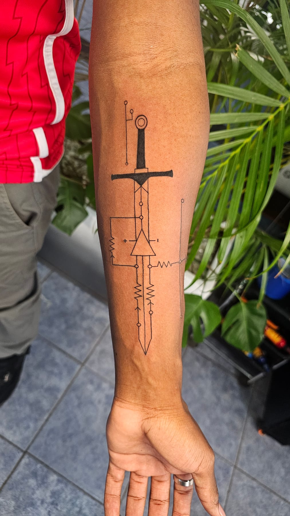 Fine Line & Scripts tattoo by Inkzen Studios, Nairobi (3)