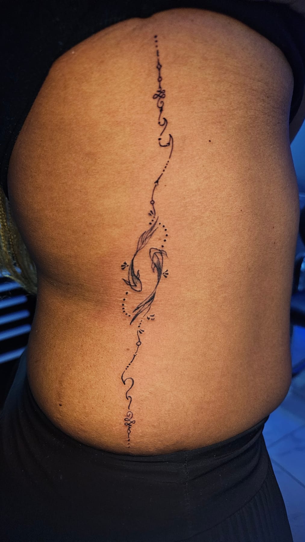 Fine Line & Scripts tattoo by Inkzen Studios, Nairobi (9)