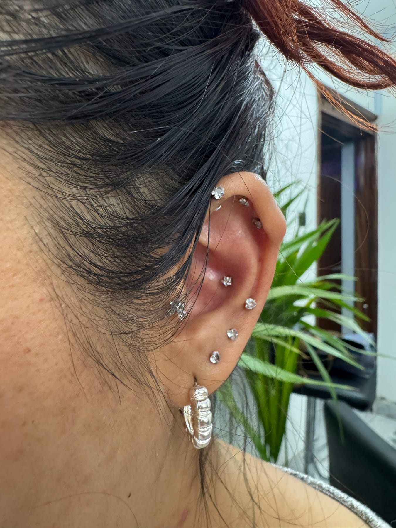 Marble piercing station
