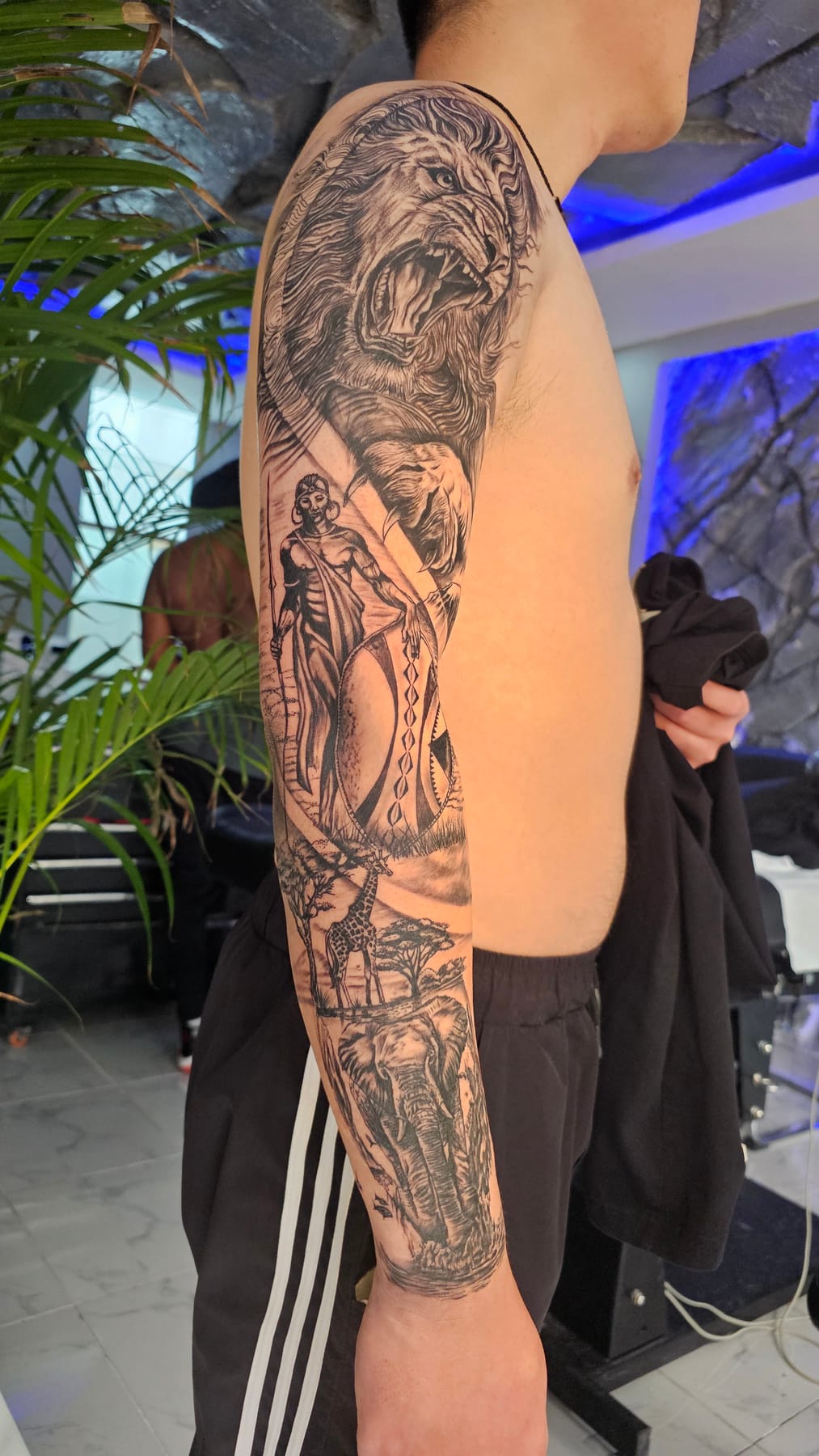 Realism & Illustrative tattoo by Inkzen Studios, Nairobi (6)
