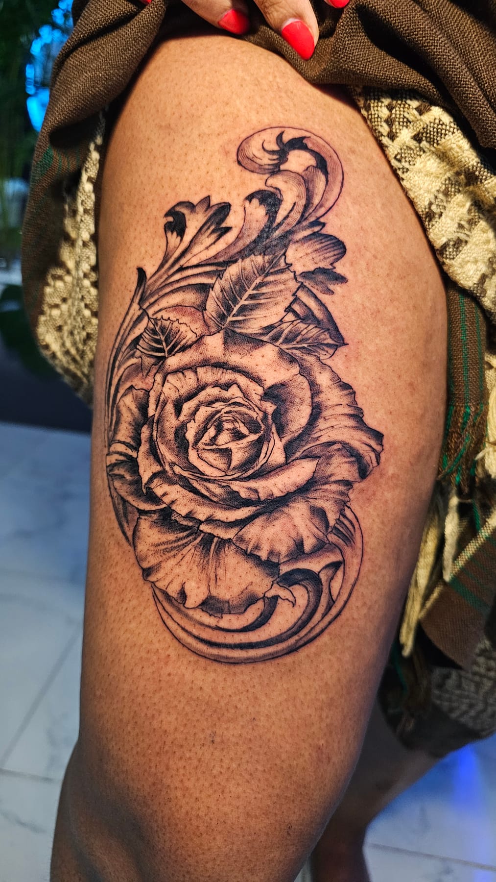 Realism & Illustrative tattoo by Inkzen Studios, Nairobi (10)