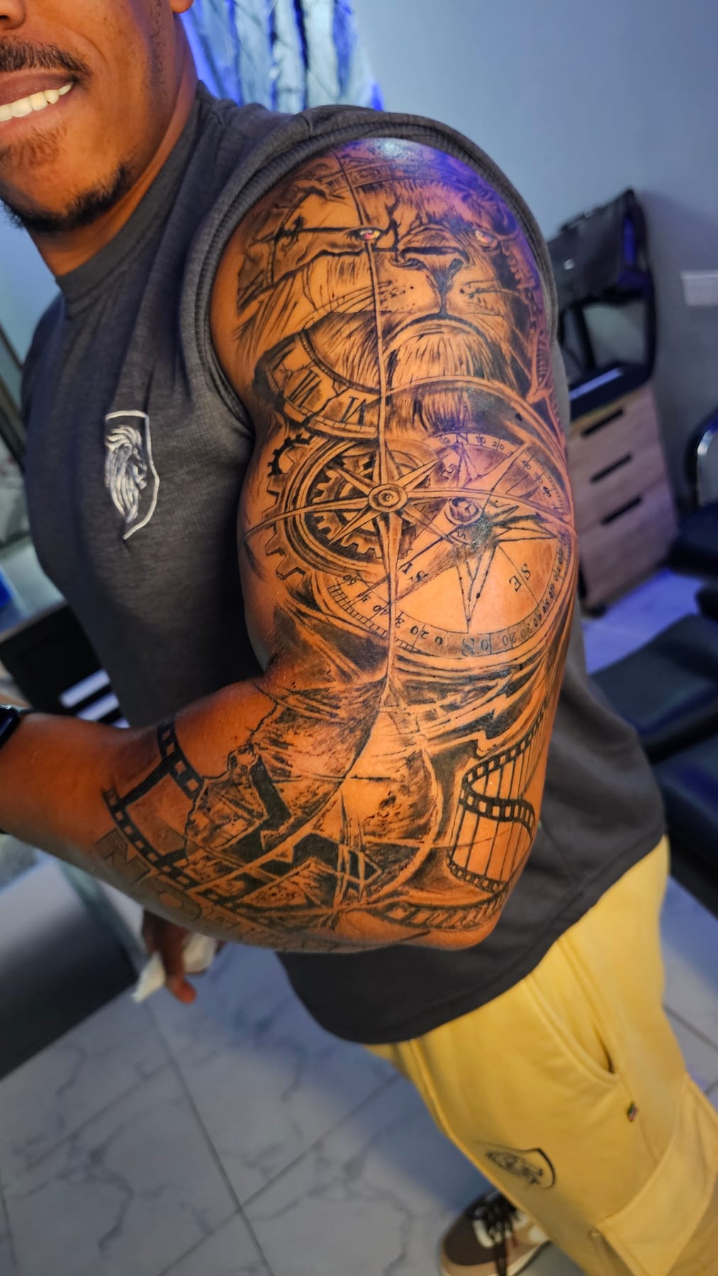 Realism & Illustrative tattoo by Inkzen Studios, Nairobi (11)